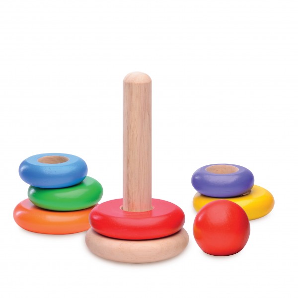KANI Commerce Wooden Ring Set Toy for Kids - Circles Stacking Ring,  Educational Toy Multi-Coloured Rings Tower Construction Toys for Baby Boys  Girls - Multi Colour : Amazon.in: Toys & Games