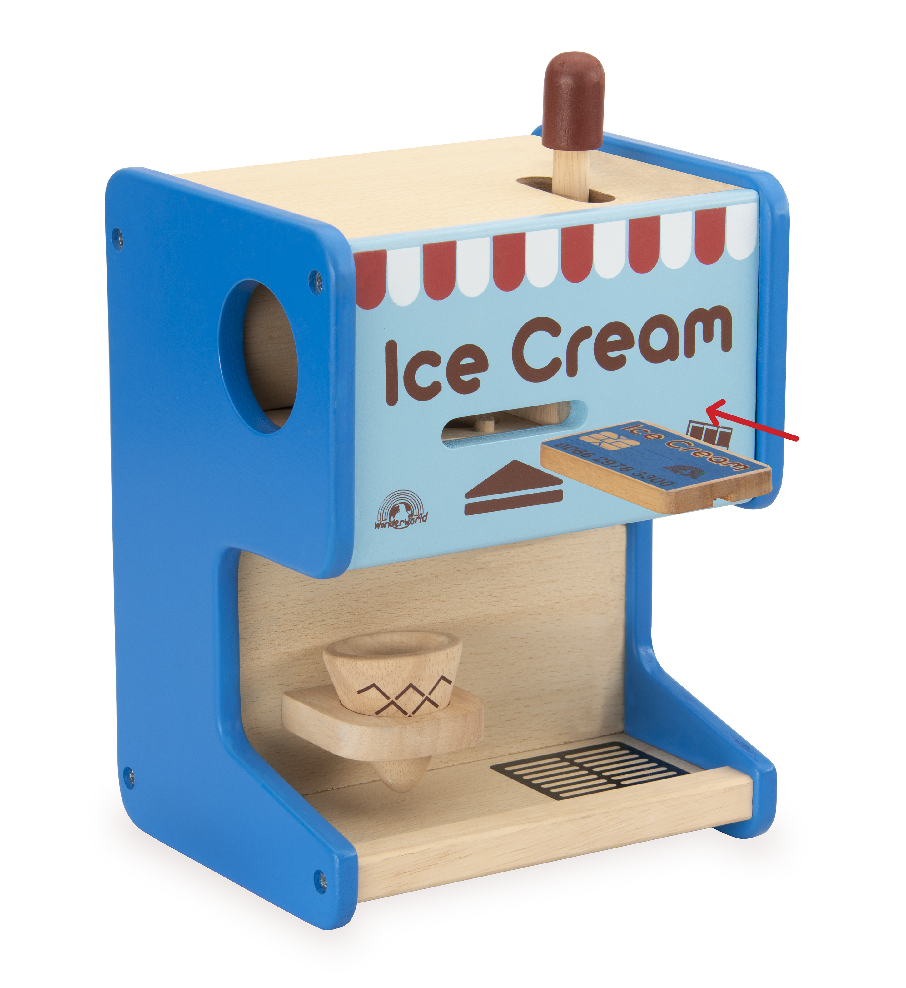 Wooden ice cream discount maker